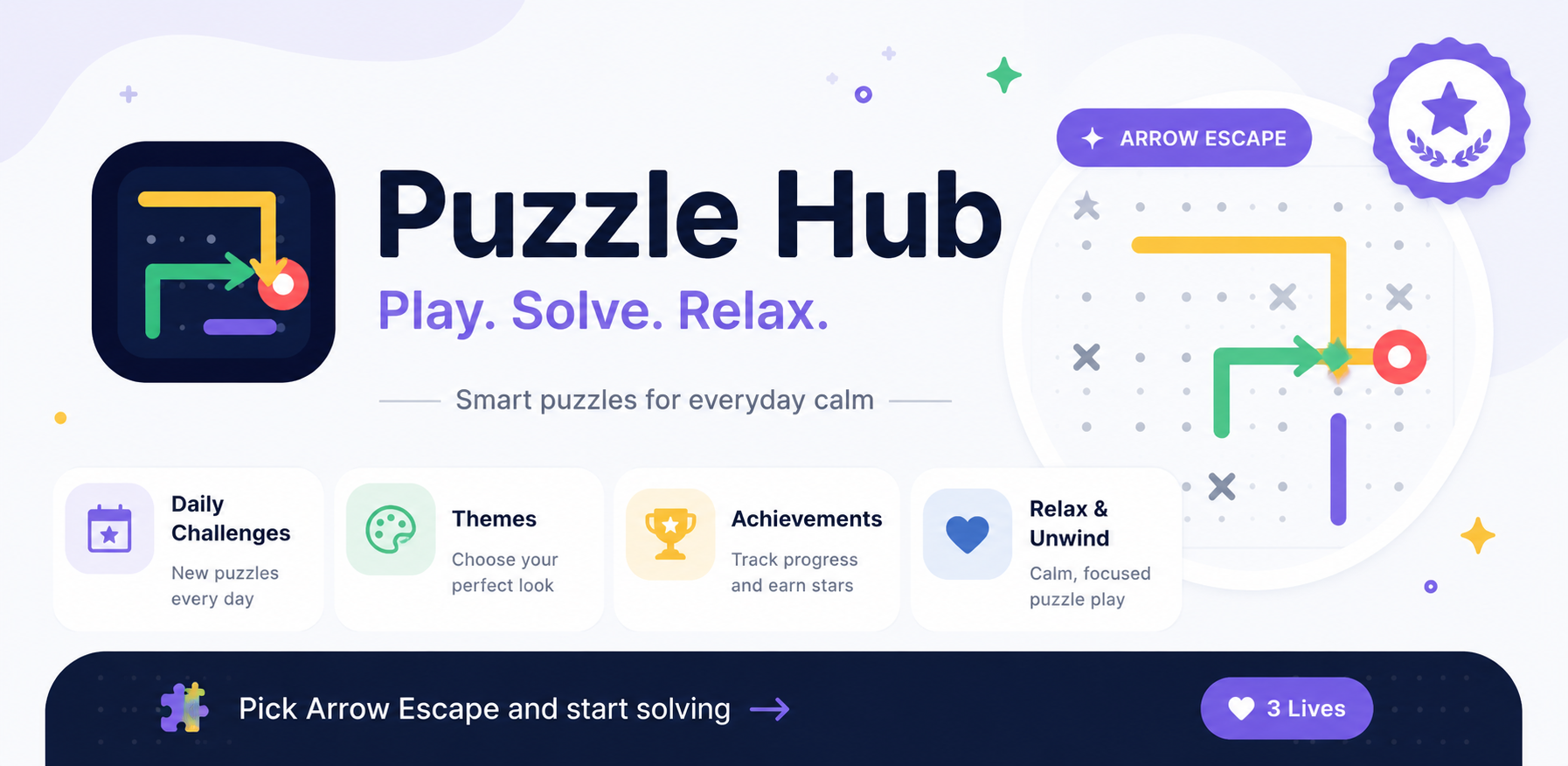 Puzzle Hub feature graphic