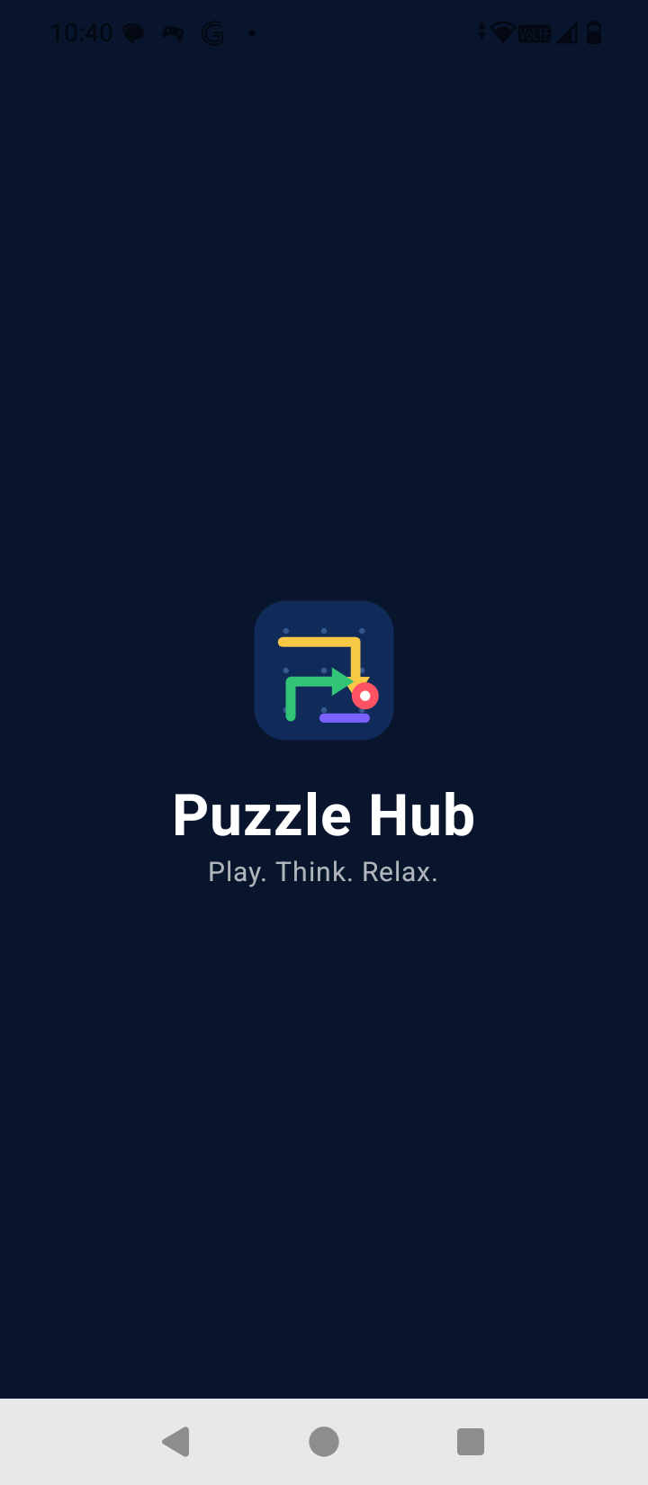 Puzzle Hub splash screen